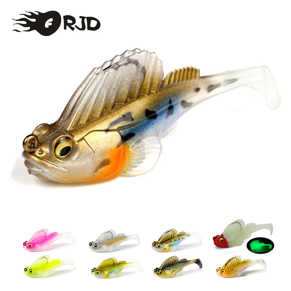 

ORJD Carp Fishing Lure Soft Bait Jig 7g 10g 14g Mudskipper Swim Bait for Pike Bass Shad Perch Swimbaits Wobblers Fishing Tackle