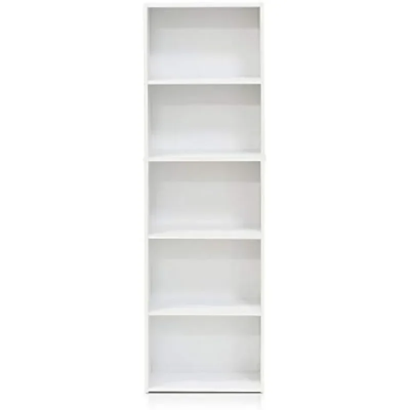 Bookcase / Book / Storage , 5-Tier, White book shelf furniture