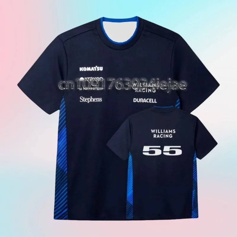 

MOTO-No. 55 Men's Breathable Quick-drying Motorcycle Ride Unisex Men's And Women's V-neck Short-sleeved Summer Loose Fashion Top
