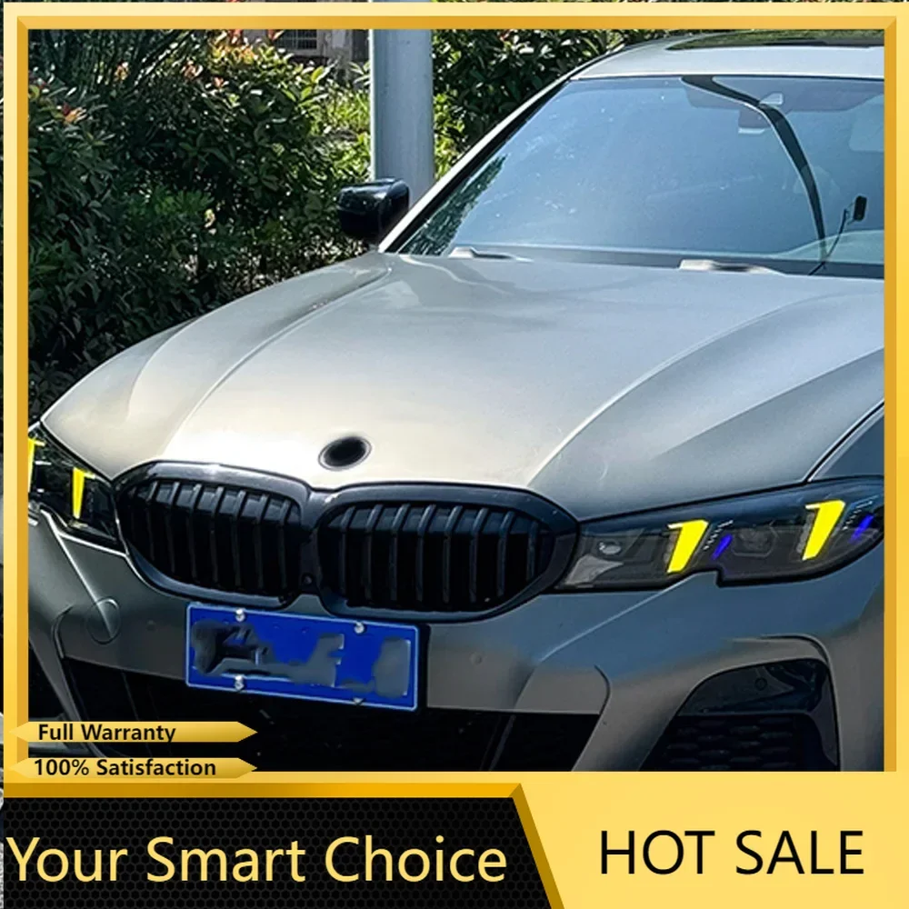 

Для Bmw 3 серии G20 G28 320I 325I 330I 2019-2022 светодиодные автомобильные фары в сборе, обновленный эффект запуска, аксессуары, линза проектора