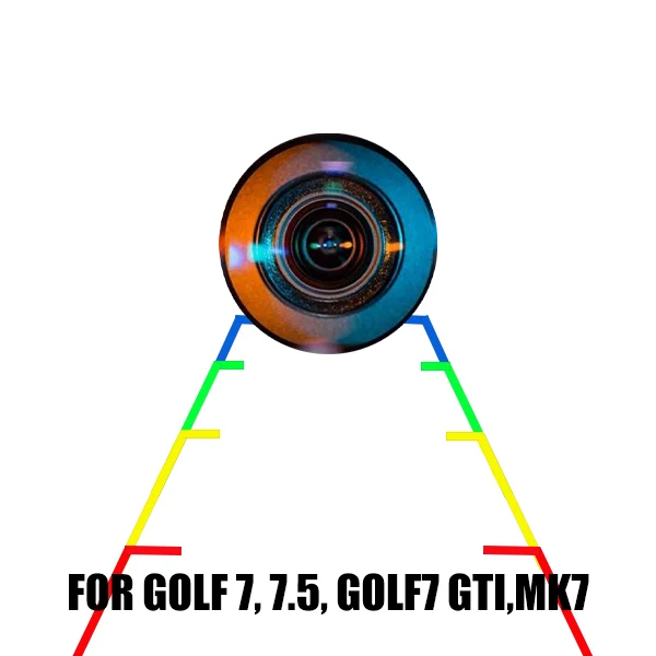Auto Flip Embleem Badge Logo Camera Voor Vw Golf 6 7 8 Passat Cc B8 B7 Mk6 Mk7 Polo Kever Eos T-Roc Arteon Achteruitkijkcamera