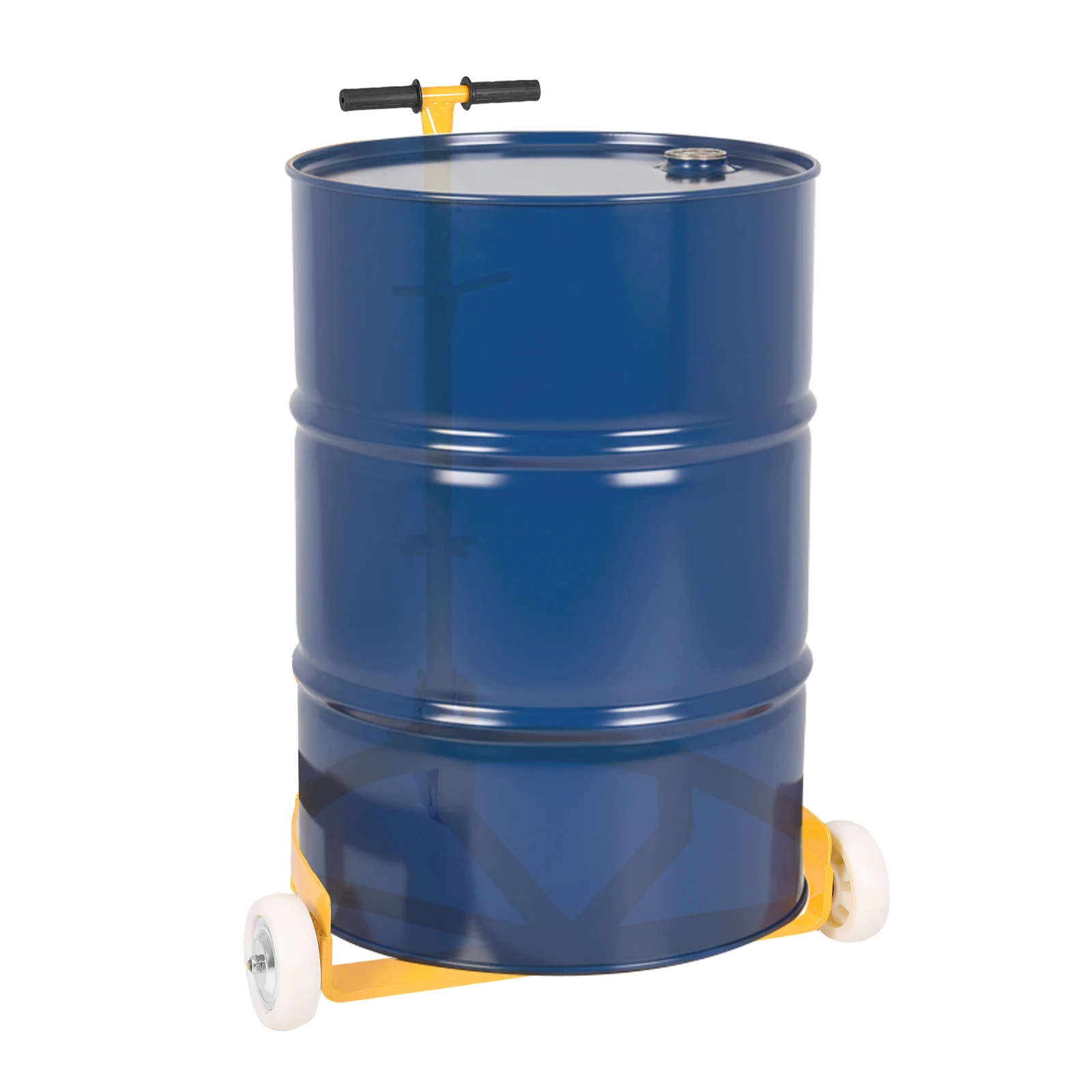 

55 Gallon Drum Dolly 1200LBS Capacity Hand Truck w/Wrench & Height Adjustable Handle for Garages Warehouse Workshop