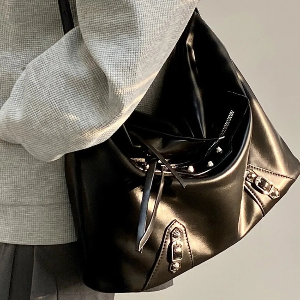 Fashionable women's bag, multifunctional PU leather, large capacity handbag, commuting shoulder, leisure travel