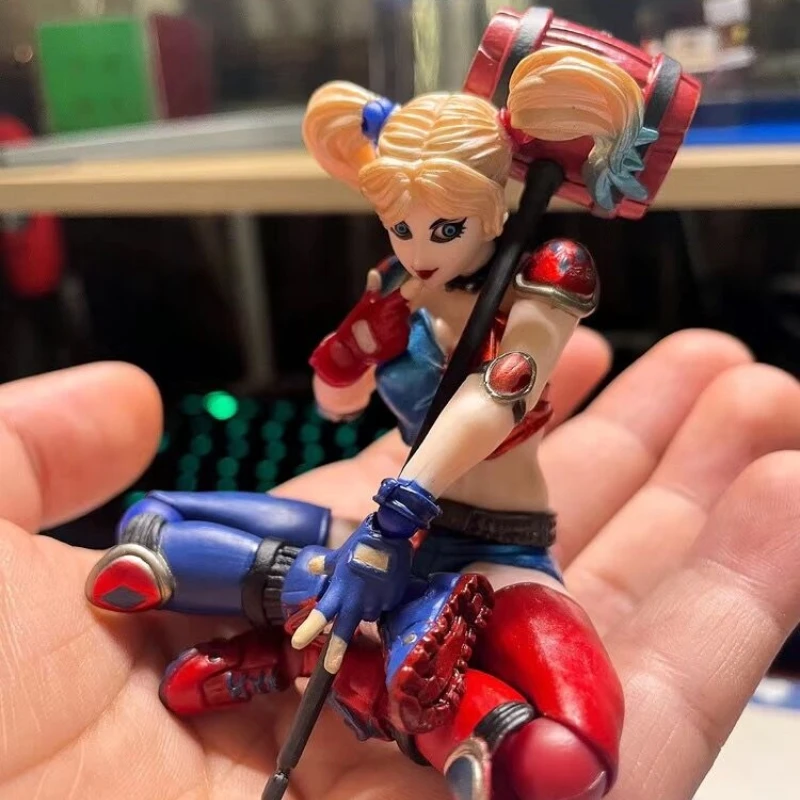 

Оригинальные фигурки Dc Quinn Sh фигурки героев мультфильма «Клоун», принцесса деления, Коллекционная модель, игрушка, подарок на Рождество, день рождения, кукла