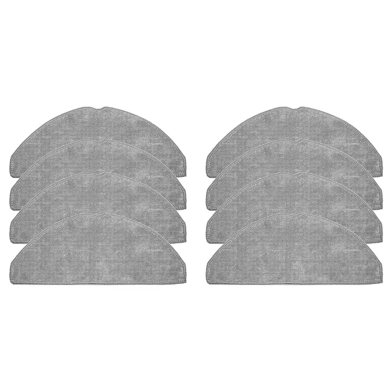 A23F-8 حزمة ممسحة الملابس استبدال جزء ل Eufy L60 جهاز آلي لتنظيف الأتربة ، ستوكات ممسحة الوسادة قابل للغسل ممسحة الملابس الملحقات