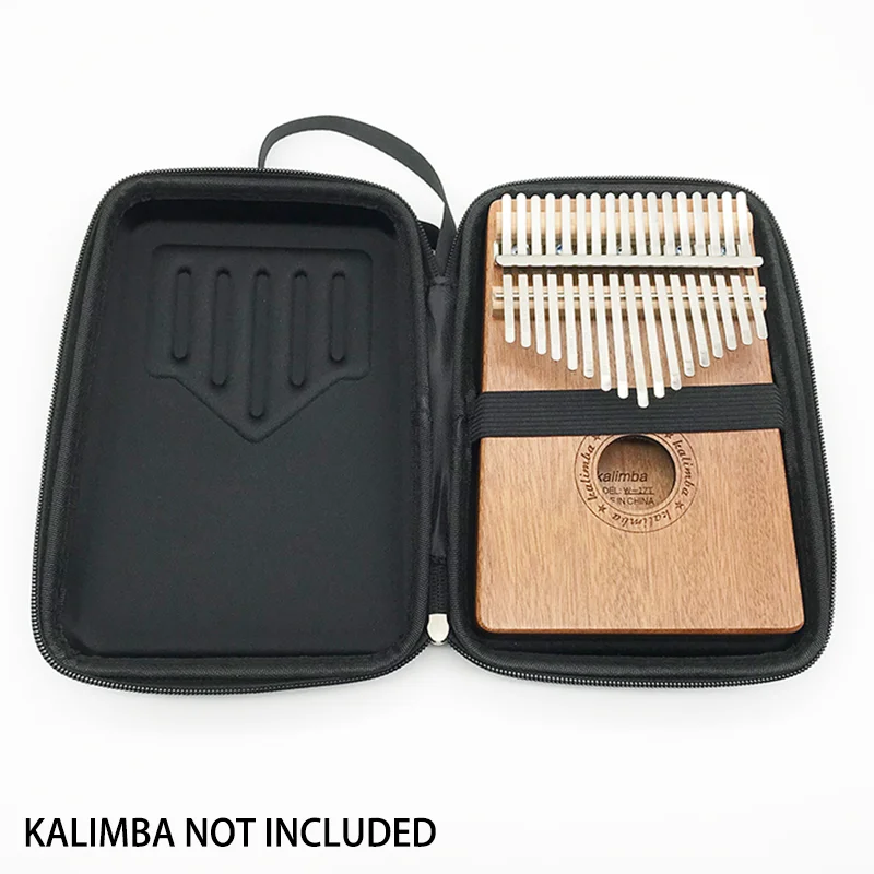 Funda Kalimba de 17 y 21 teclas, bolsa de Piano para pulgar, transporte portátil para Kalimba, bolsa de almacenamiento Kalimba impermeable a prueba de golpes, accesorios
