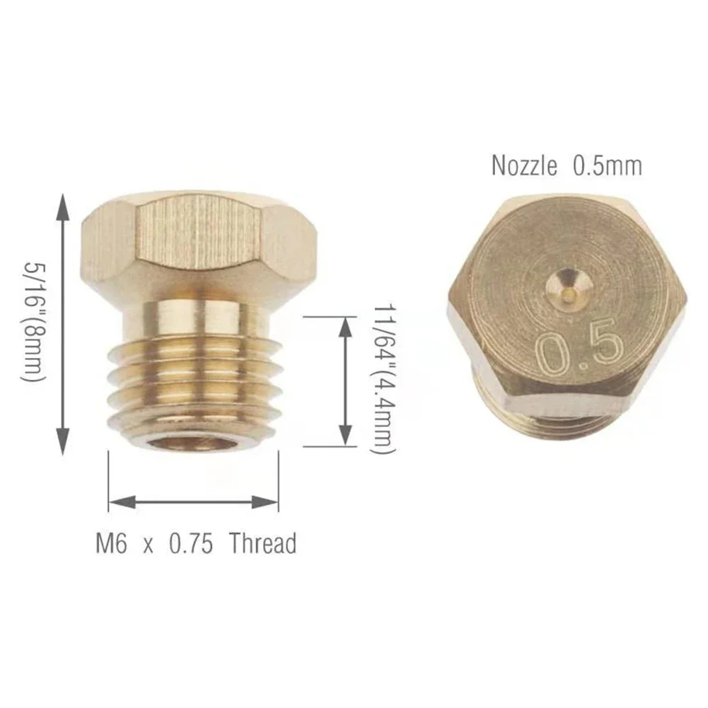 Metal Bicos para SABAF Burner, GLP Gás Jet Set, Hob LPG Conversão Kit, Propano Injector, 5Pcs