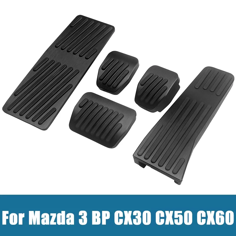 

For Mazda 3 BP CX30 CX50 CX60 MX30 MX-30 2019 2020 2021 2022 2023 2024 Car Foot Rest Accelerator Brake Pedal Cover Accessories