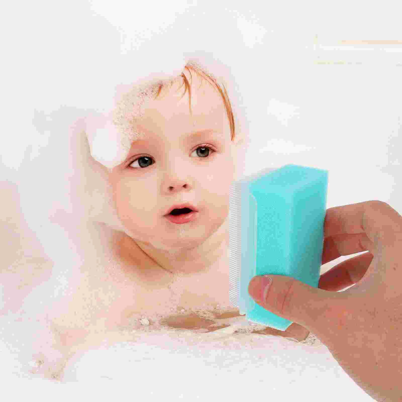 Устройство для сенсорной тренировки, скруббер для кожи головы, успокаивающие угловые щетки, детская ванночка для новорожденных, пластиковая крышка-колыбель, губка