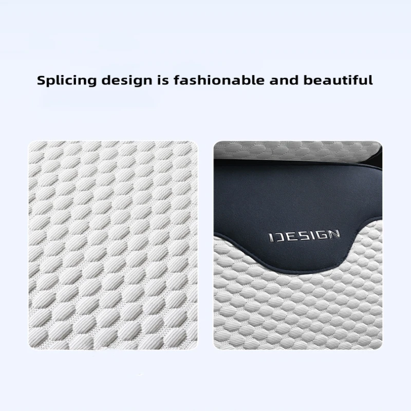 2024 New car seat cushion with backrest, four seasons matching with three sets of polyester fiber breathable and comfortable sea