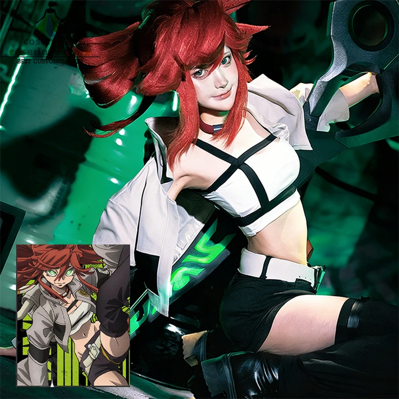 

Gachiakuta Riyou Reaper Cosplay Costume Halloween Convention Outfit Anime Comic-Con Apparel