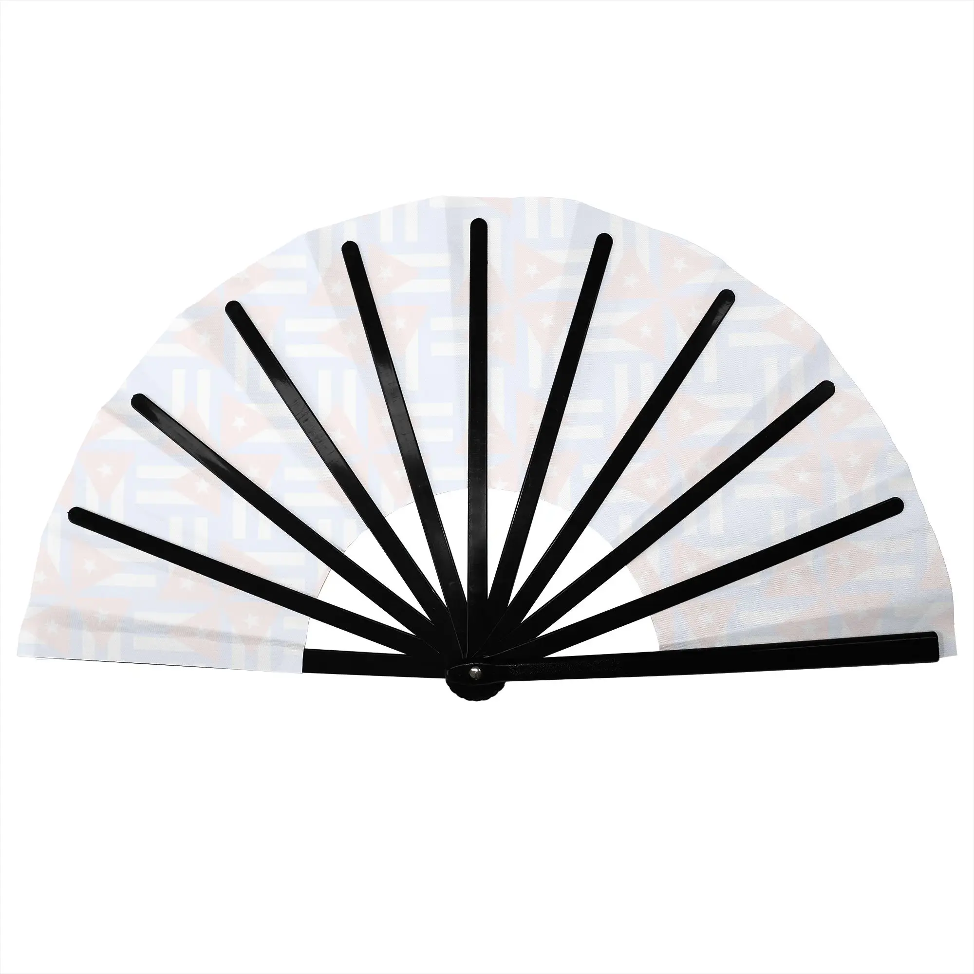 Cuban Flags Collage Hand Fan Promotional Gift Party Cuban Patriotic  Durable Folding Fans Creative Bulk Pack Fan
