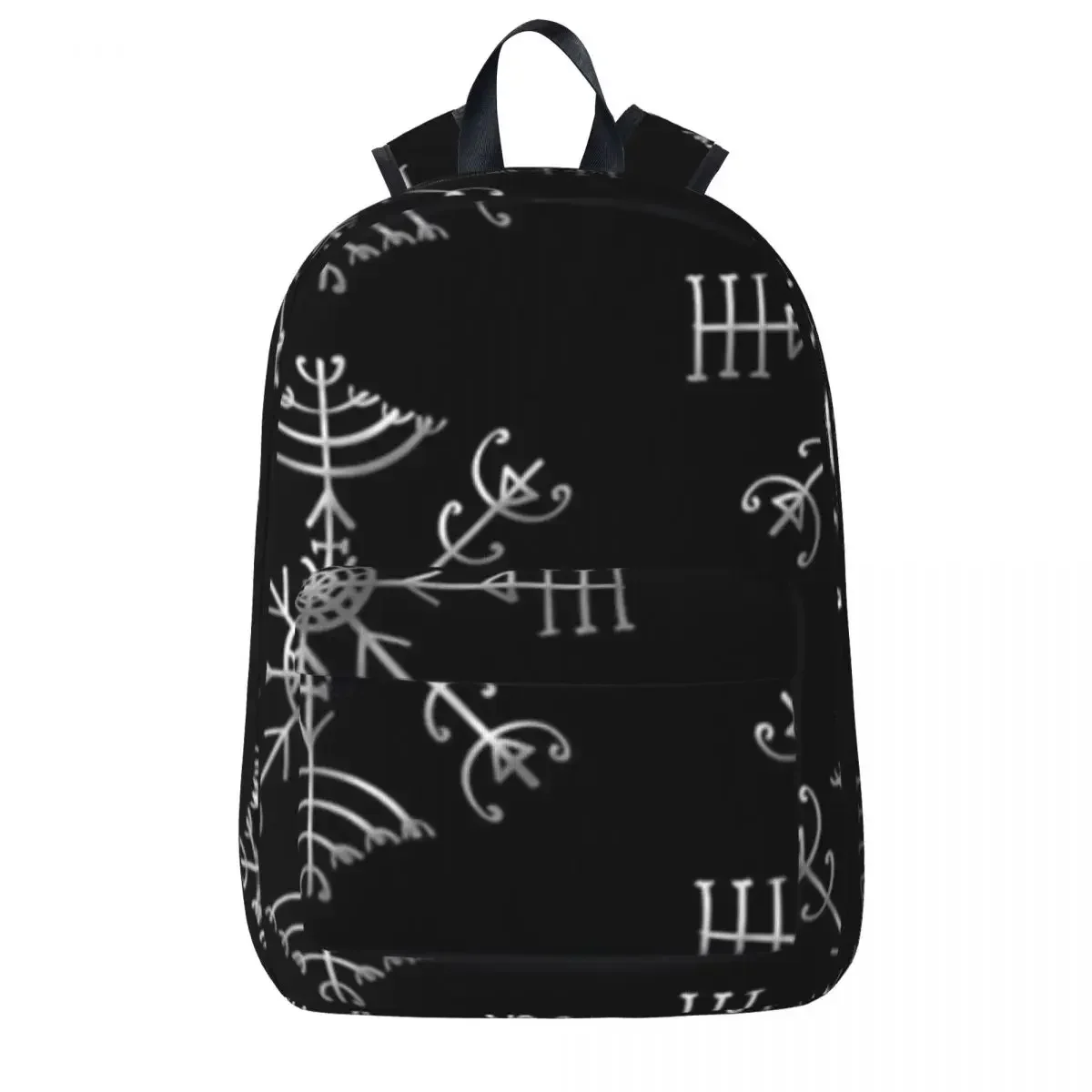 Vegvisir Iceland Runes Compass Vikings Protection Symbol Backpack  Student Book bag Shoulder Bag Laptop Rucksack School Bag