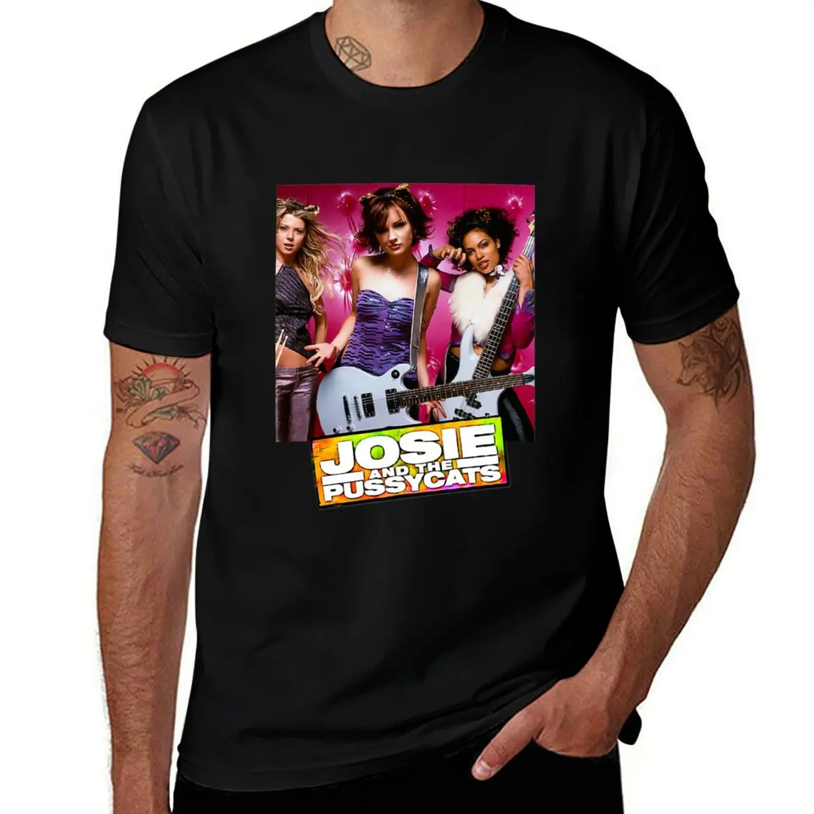 

Josie And The Pussycats Josie And The Pussycatssssssss T-Shirt Basic Regular Fit Casual T-Shirt