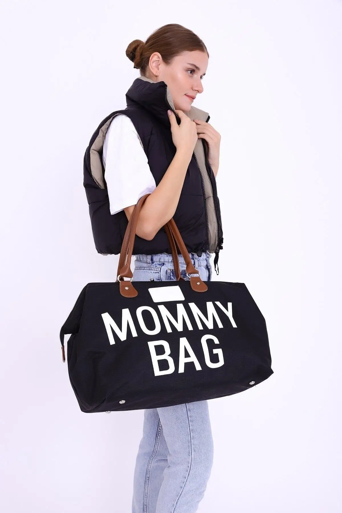 DOLBOVI Mommy Bag black mother Baby Baby care and women Bag Hospital Bag Hospital Bag