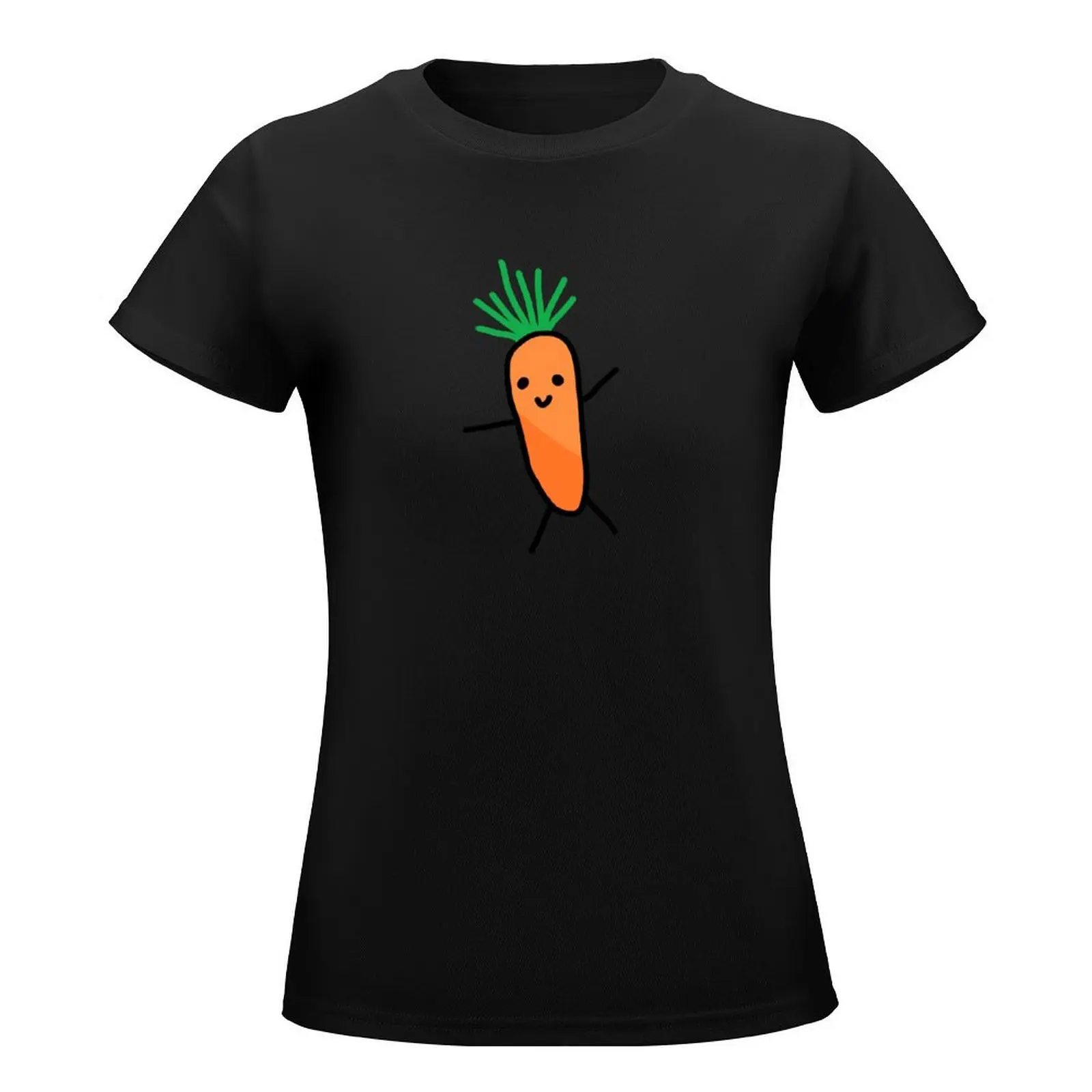 Carrot T-Shirt animal print shirt for girls shirts graphic tees Short sleeve tee T-shirts for Women