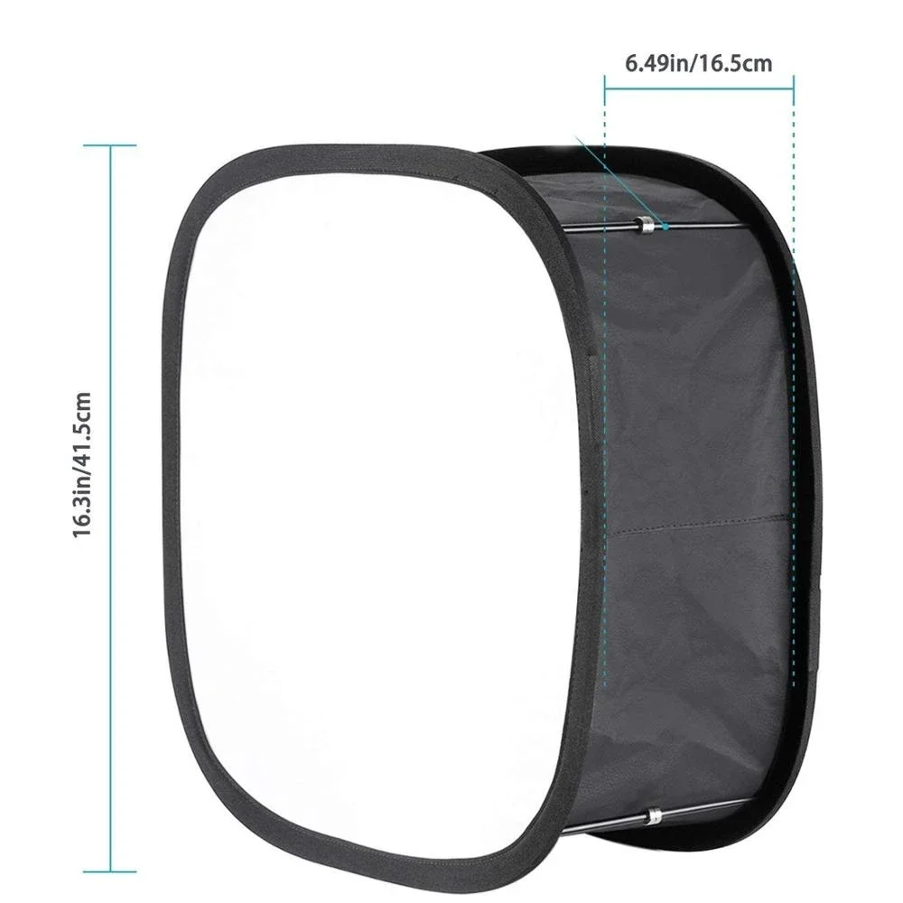 23CM Softbox Diffuser Panel Foldable Soft Filter for YONGNUO YN600L YN300 YN300III IV Led Video Light Photography Accessory