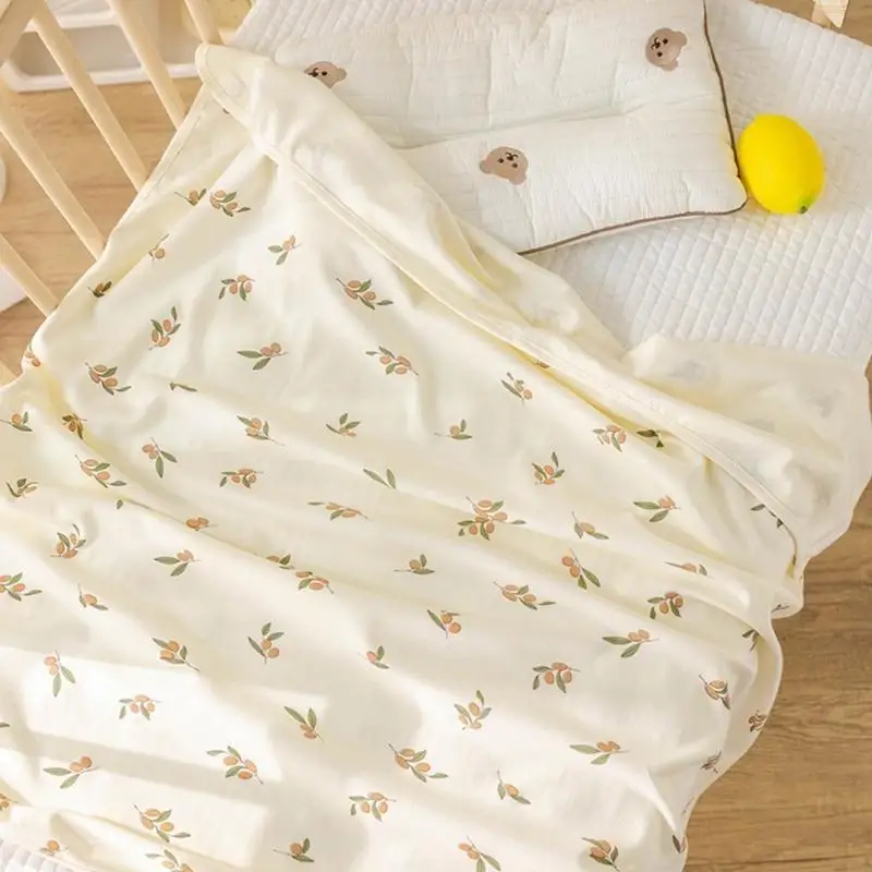 Q22D Newborn Receiving Blanket Baby Summer Wrap Towel Air Conditioned Room Blanket