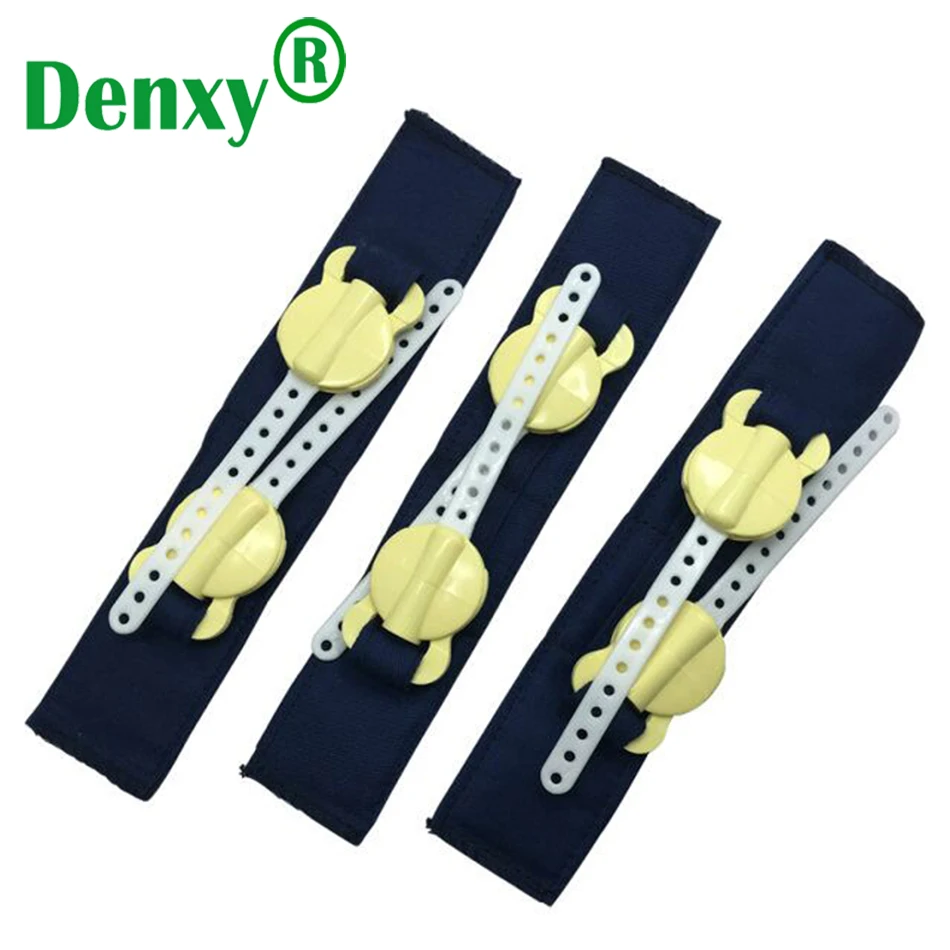 Denxy 5pc Orthodontic Extraoral Anchorage Head Cap with safety module High Pull Headgear Safety Neck Belt Dental Bracket Ortho