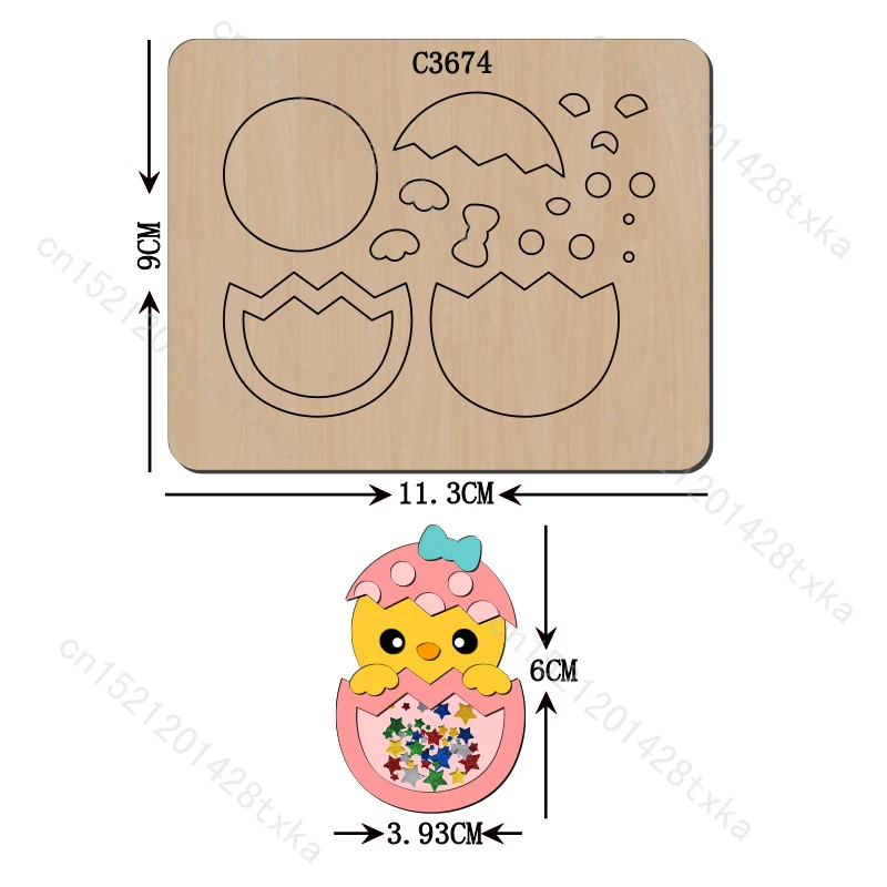 New chick Wooden die Scrapbooking Cutting Dies C3674