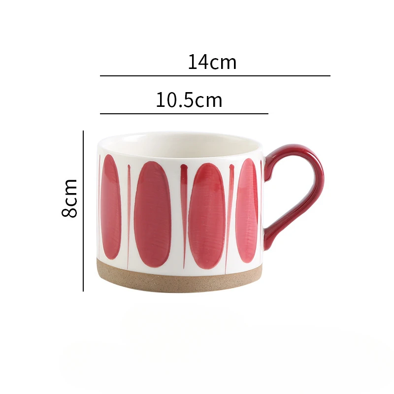 Taza de cerámica para café, taza para desayuno, leche, té, vajilla para oficina y hogar