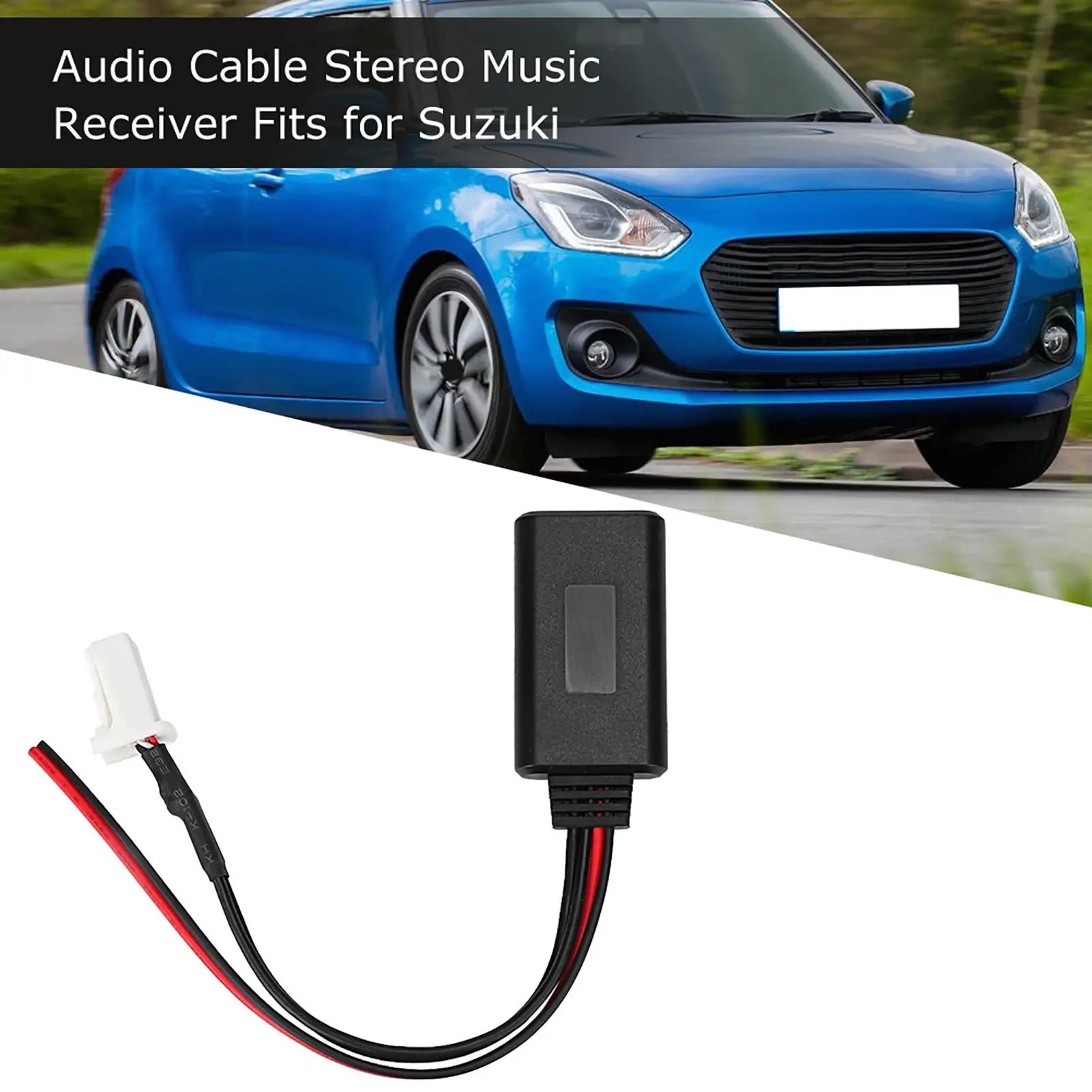 Ricevitore musicale Audio per auto Bluetooth 5.0 per Suzuki Swift/Vitara/Jimny, adattatore Stereo Wireless-5-12V