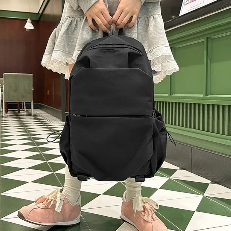 

New Casual Nylon Solid Large Capacity Sweet Backpacks for Unisex 2026 High Quality Simple Versatile Waterproof Portable Backpack