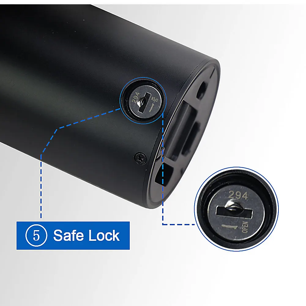 36V 10,5AH Mini-Flaschenakku für E-Bikes, Li-Ionen-Pedelec 48V 7AH 36V 7AH 5AH 10,5AH Wasserdichter Akku für 250W ~2800W BBS01 TSDZ2 Motor – Detail 8
