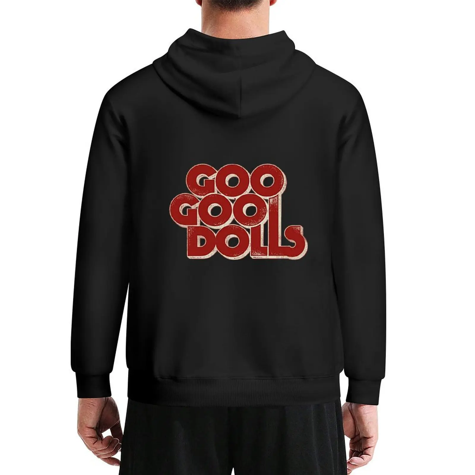 

blackwhitereddesign goo goo dolls logo Hoodie korean autumn clothes autumn clothes japanese style anime clothing hoodie graphic