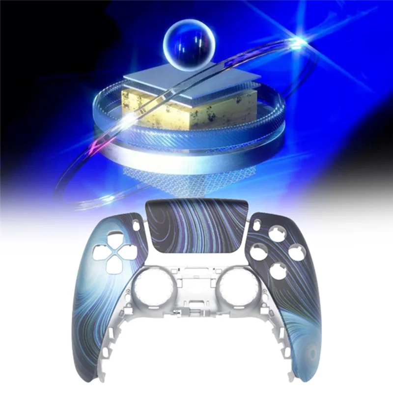 QWE-For PS5 Elite Gamepad BDM-020 2Rd Generation Version Front Cover Gamepad Replacement Top Cover Replacement Refit Part