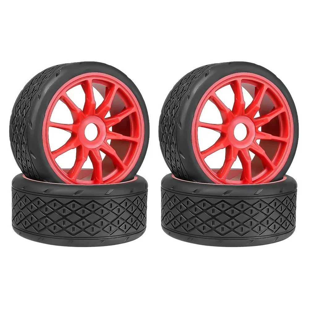 4pcs 53/107 42/100 Tire Tyre 17mm Wheel Hex for Arrma 1/7 Infraction Limitless Felony FSR Model GT RC Car Upgrade Parts
