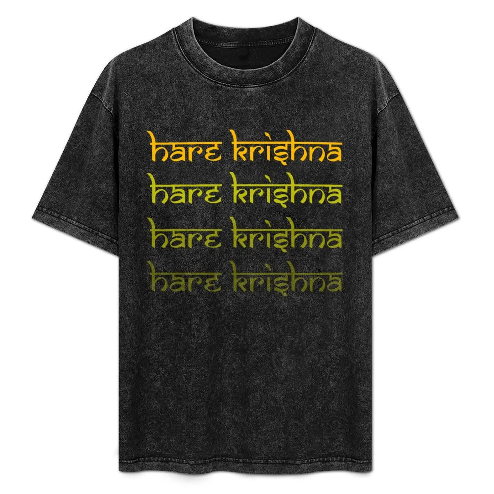 Hare Krishna Krsna T-Shirt boys animal print vintage t shirt men 100℅ cotton