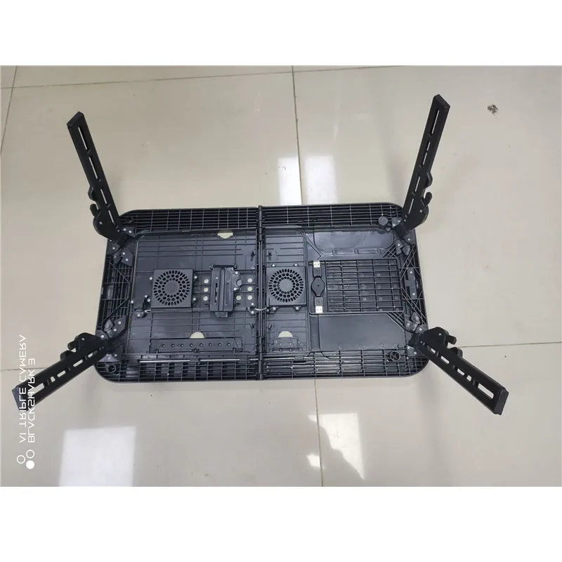 Scrivania pieghevole per Laptop supporto da tavolo regolabile per Computer tavolo pieghevole vassoio per ventola di raffreddamento per divano letto Notebook per tavolo del Computer