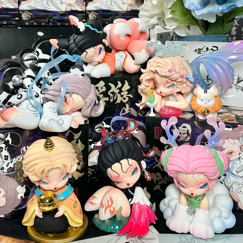 Süße Dodo Nami Floating Mountain Sea Series Blind Box Trendy Super Dreamy Doll Tischdekoration Mystery Box Kindergeburtstagsgeschenk