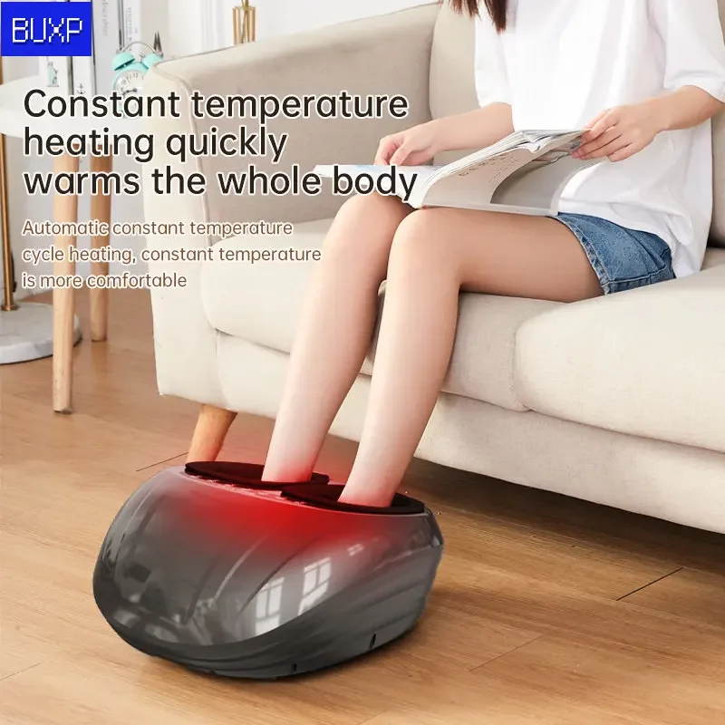 

Electric Foot Massager Heating Therapy Shiatsu Deep Kneading Roller Air Bag Massage Machine Relief Chronic Pain Muscle Tension