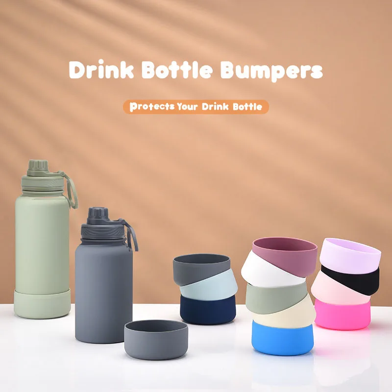 Thermos Cup Bottom, Non-slip Base, Thickened Ductile Silicone, Multi-Color, Multi-functional Wide Mouth Pot Accessories