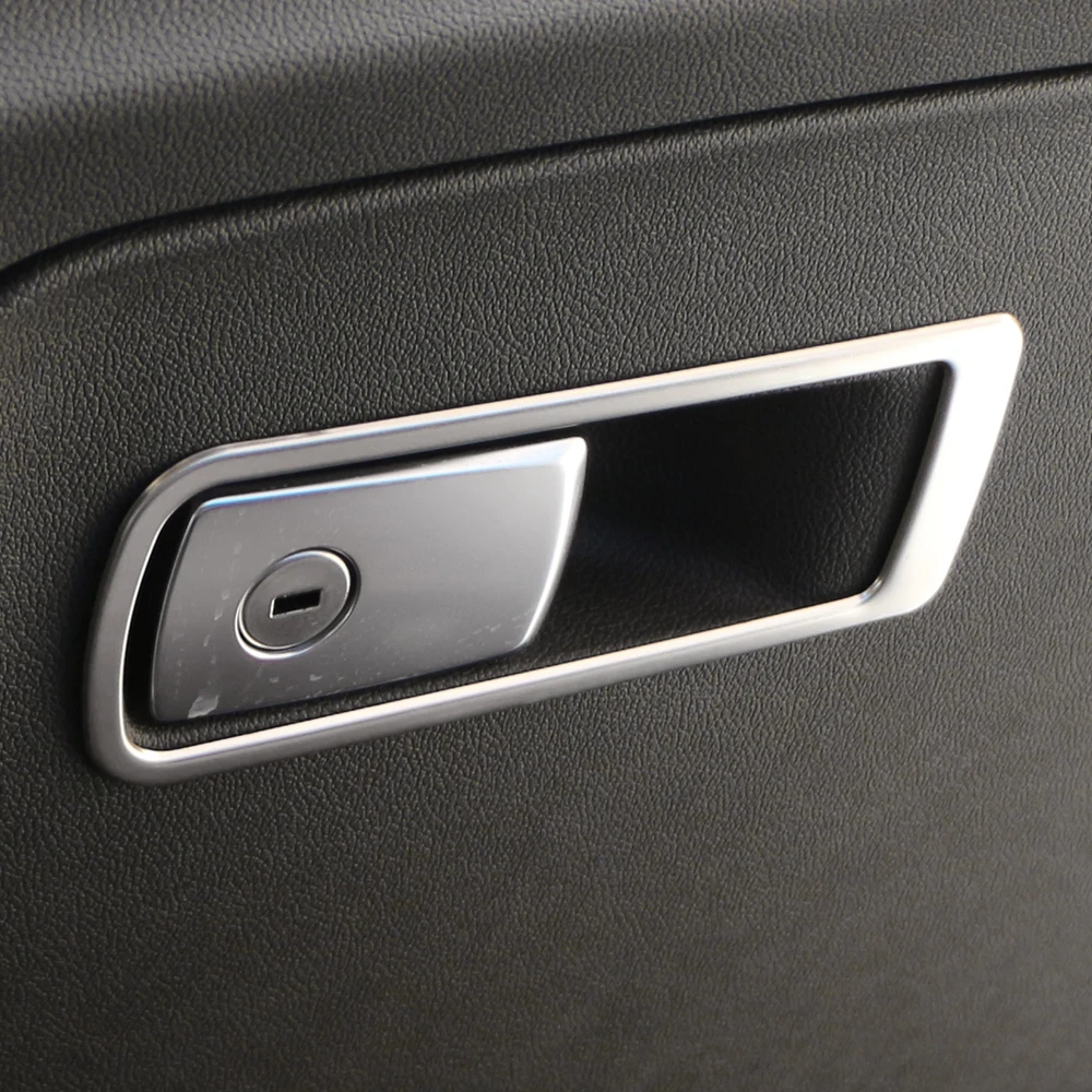 Car Copilot Glove Storage Box Handle Cover Trim for Bmw X3 G01 X4 G02 2018 - 2023 Decoration Sticker Accessories