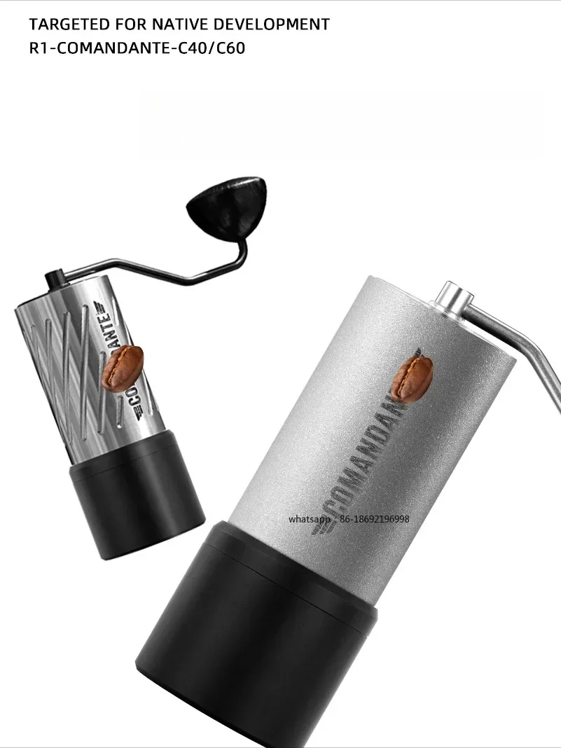 C40c60 Hand Grinder MK4MK3 Strong Magnetic Absorption Aluminum Alloy Powder Cup and Can