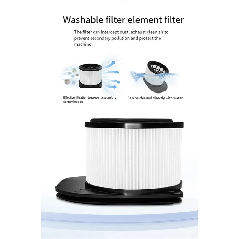 

TKOH-HEPA Filter Foam & Felt Filter For Shark IZ400EU IZ420EU IZ420EUT Cordless Stick Vacuum Accessories Replacement Parts