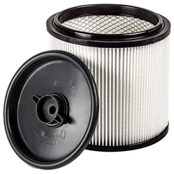 Replacement For Vacmaster Hepa Material Fine Dust Cartridge Filter & Retainer, VCFH