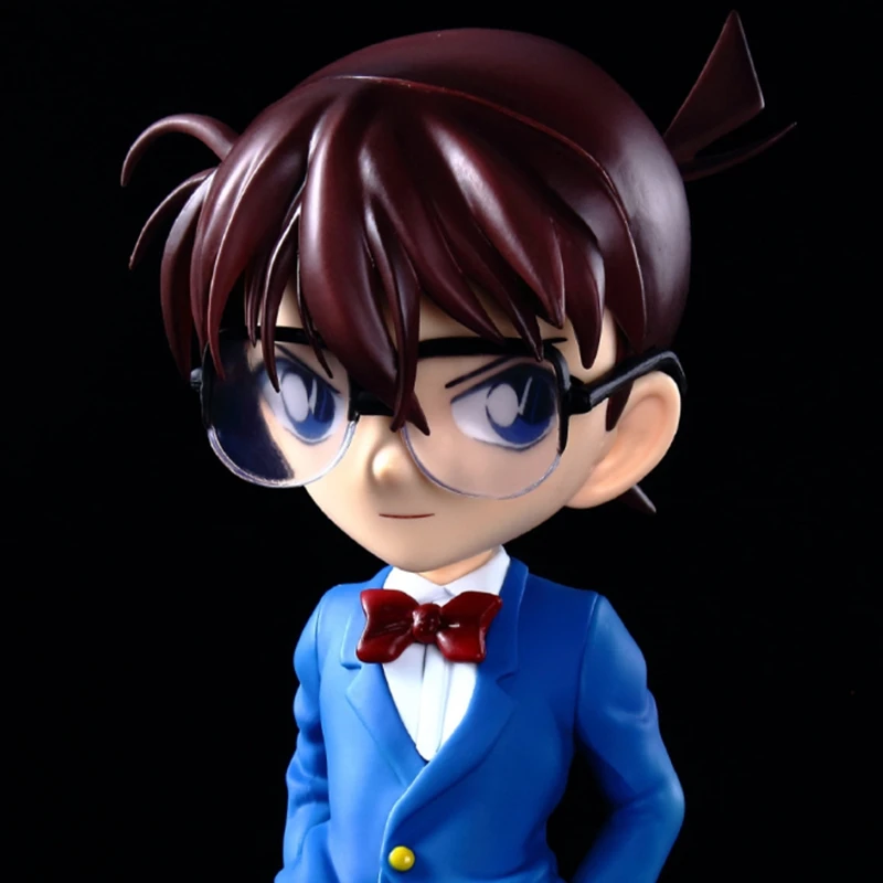 Anime detetive conan figura de ação conan edogawa kudou shinichi pvc figura de ação coleção modelo boneca brinquedos presentes legais