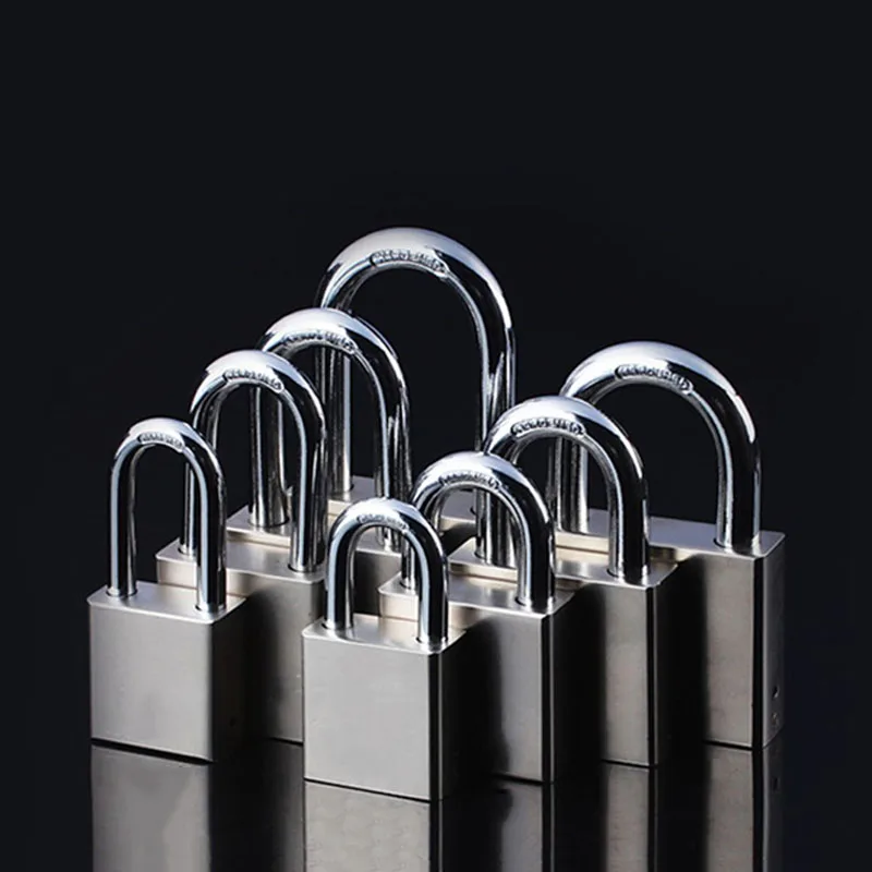 30/40/50/60/70mm Stainless Steel Padlock Anti-theft and Anti-prizing of Door Lock Padlock Anti-theft Padlock, Anti-shear Padlock