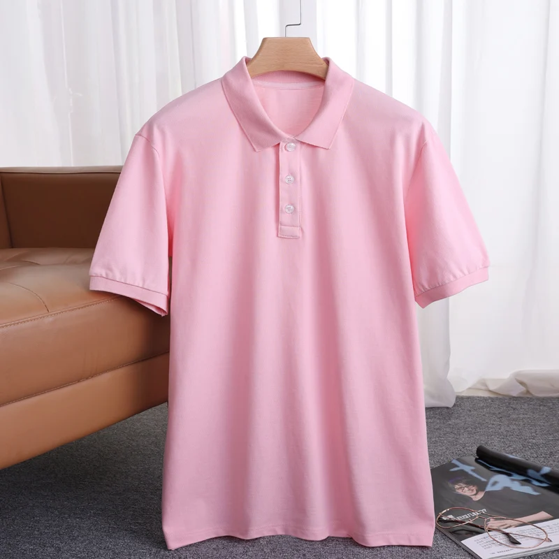 2023 New Summer Men's Cotton Polo Shirt T-shirt Business Casual Comfortable Versatile Successful People's Top Free Of Freight