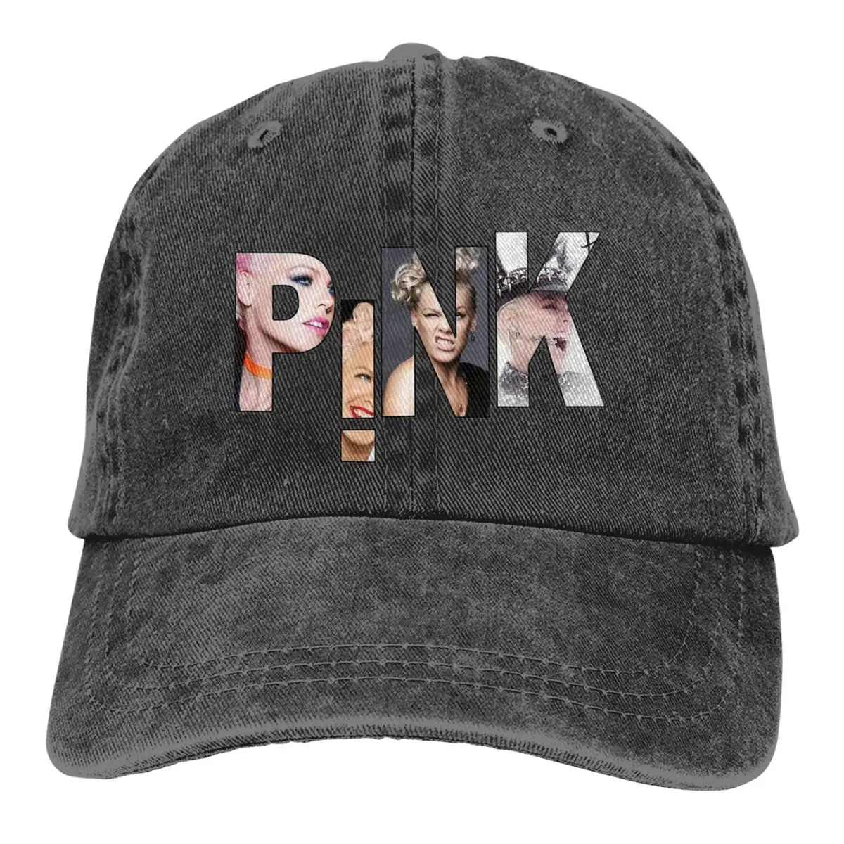 Tour P!nk Pink Merch Unisex Style Baseball Cap Pop Music Concert Distressed Denim Hats Cap Casual Outdoor Summer Dad Hat