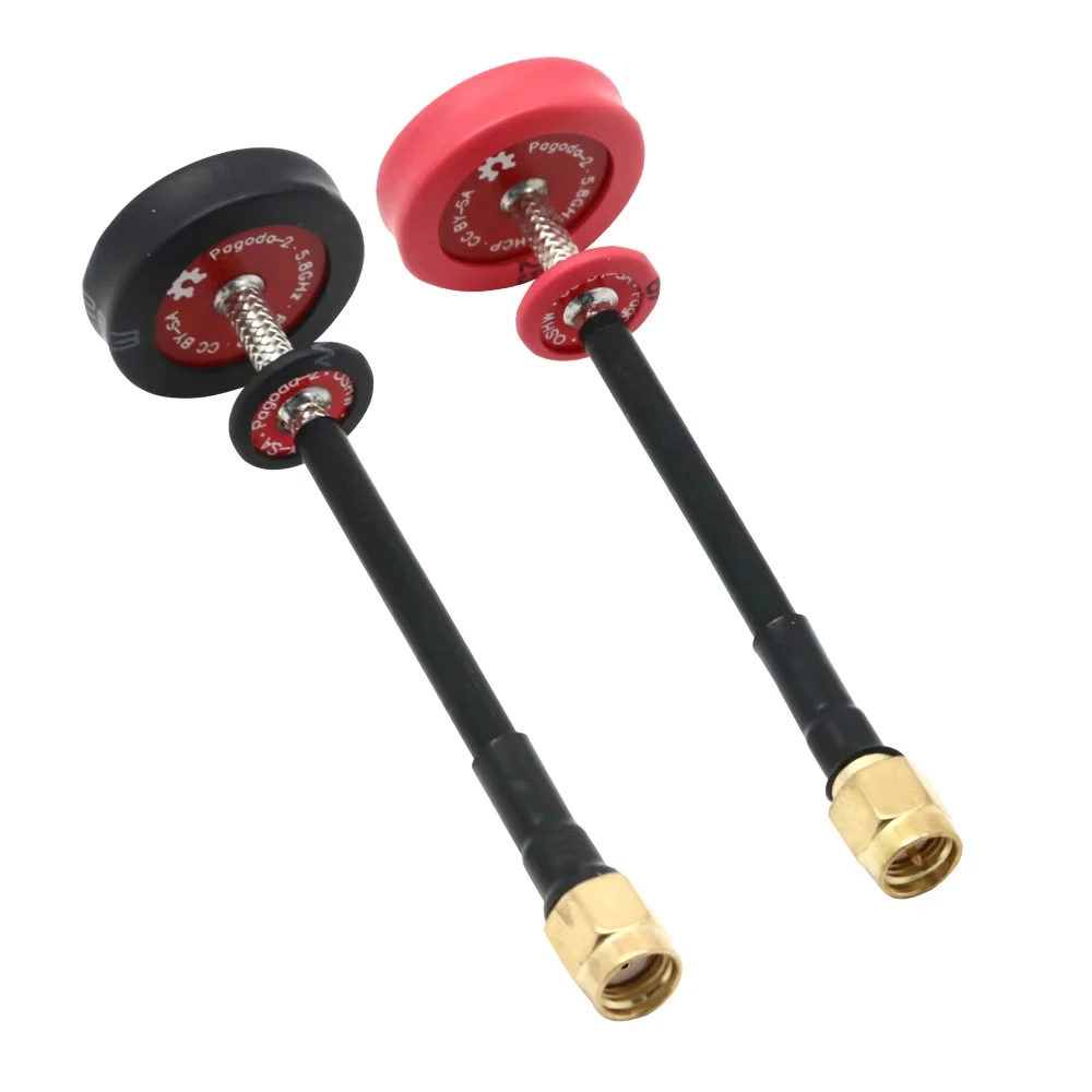 Pagoda 2 5.8G 5dBi 50W Omnidirectional Omni FPV Flat Panel Pagoda Antenna RHCP SMA/RP-SMA 80mm