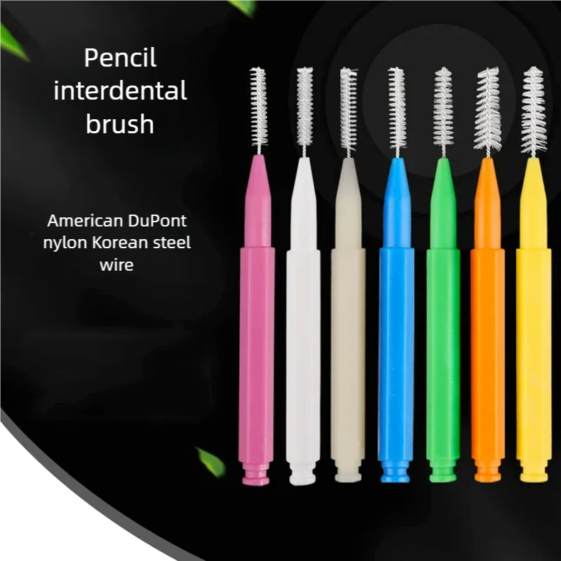 10 stückeInterdentalbürsten Dental Pinsel Zwischen Zähne Für Dental Kieferorthopädische Sauber Zwischen Zähne Reinigung Werkzeuge Weiche Micro Pinsel