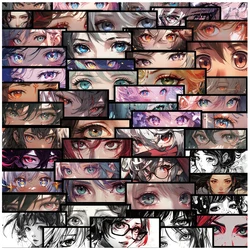 10/30/50PCS Cool Anime Girls Eyes Stickers DIY Bike Travel Luggage Guitar Laptop Waterproof Graffiti Cartoon Cute Sticker Gift