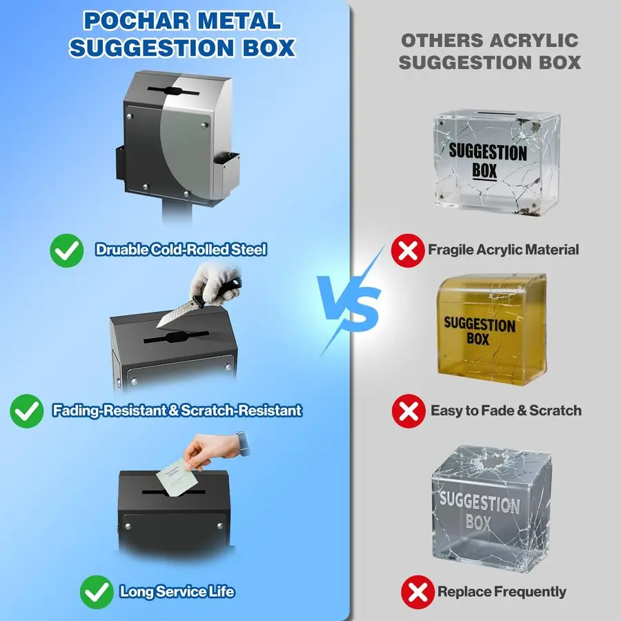 صندوق تبرع لصندوق اقتراحات جمع الصمامات مع حامل، صناديق عرض قفل فتحة أمبير للكنيسة، صلاة قائمة على الأرض V