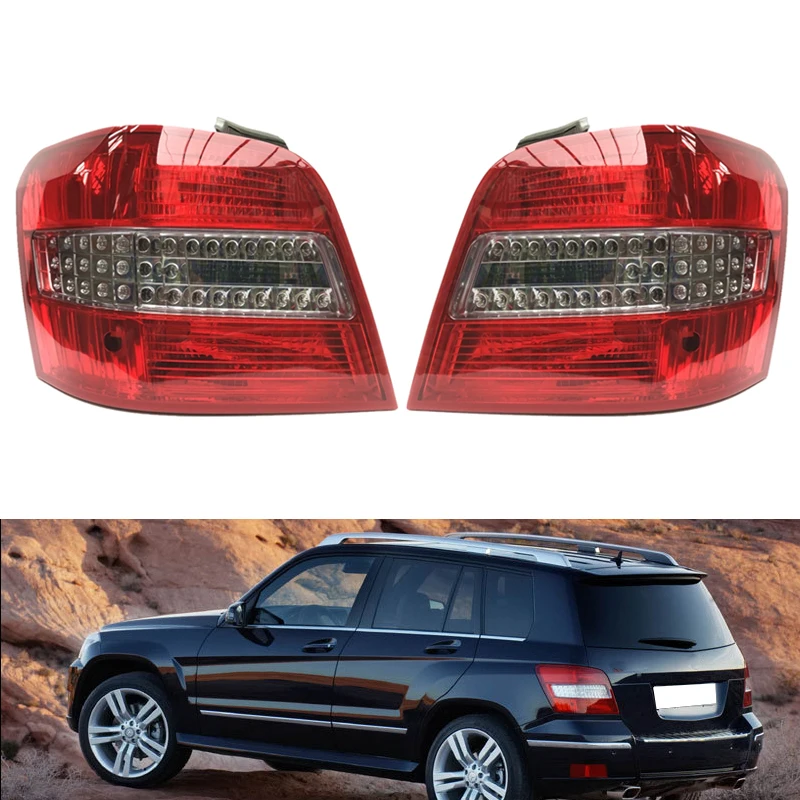 Światło tylne LED do Mercedes-Benz W204 GLK GLK300 GLK350 GLK200 2008-2012 Tylna lampa tylna Światło sygnalizacyjne Ostrzeżenie Hamulec Akcesoria samochodowe