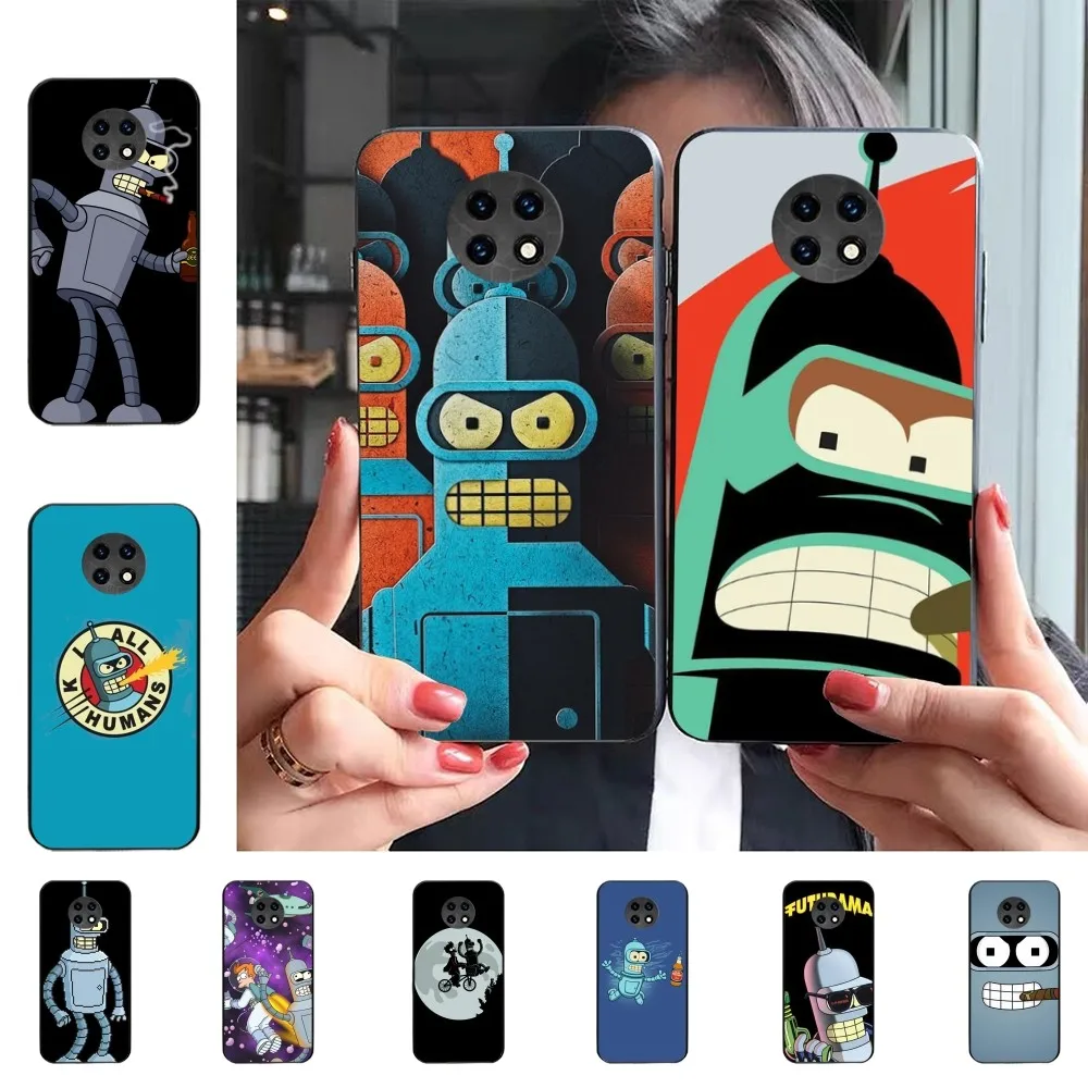 Funny  Futuramas Robot Bender Phone Case For Redmi 5 6 7 8 9 10 plus pro 6 7 8 9 A GO K20 K30 K40 pro plus F3 Fundas